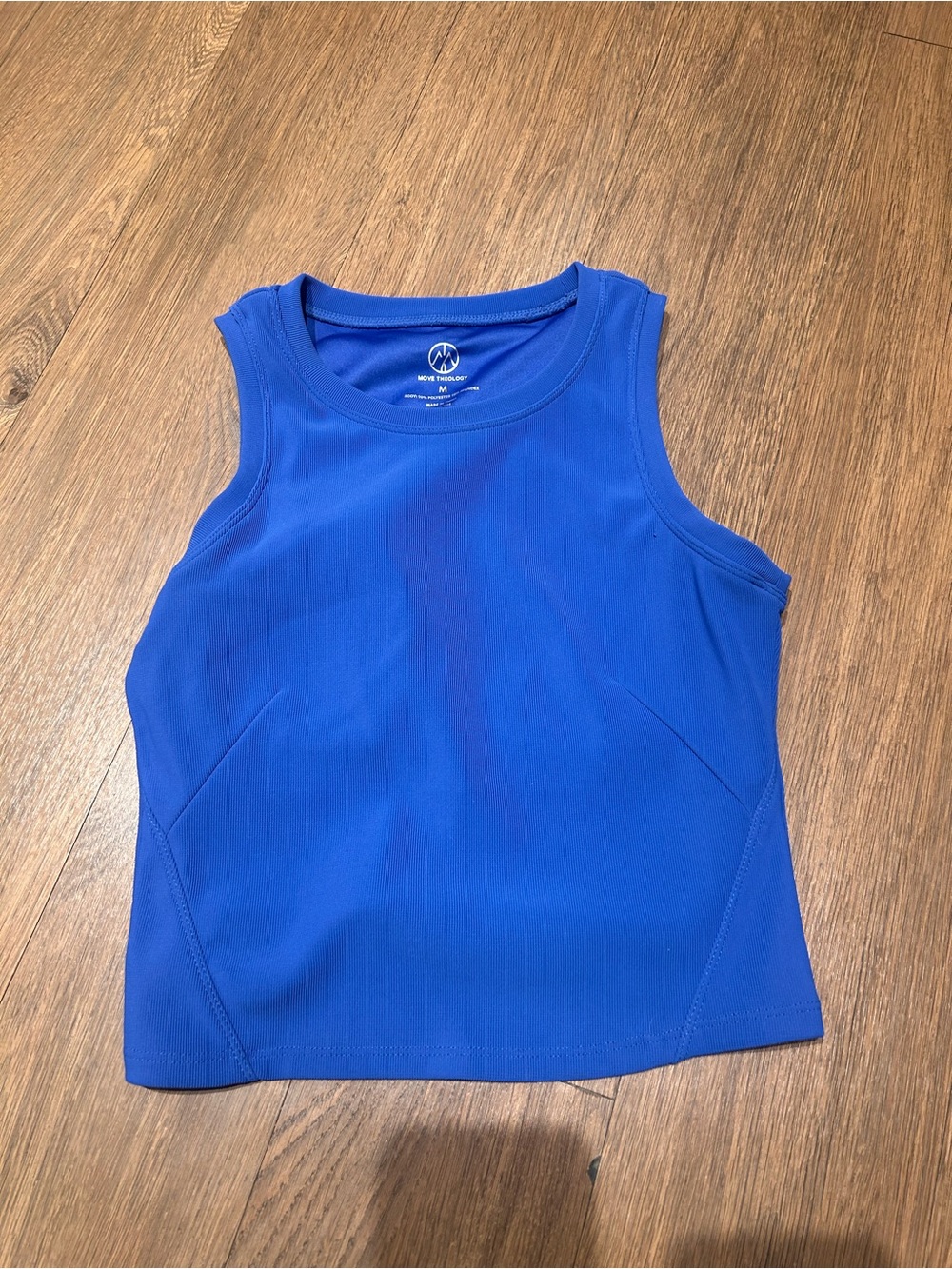 Blue Move Theology tank top